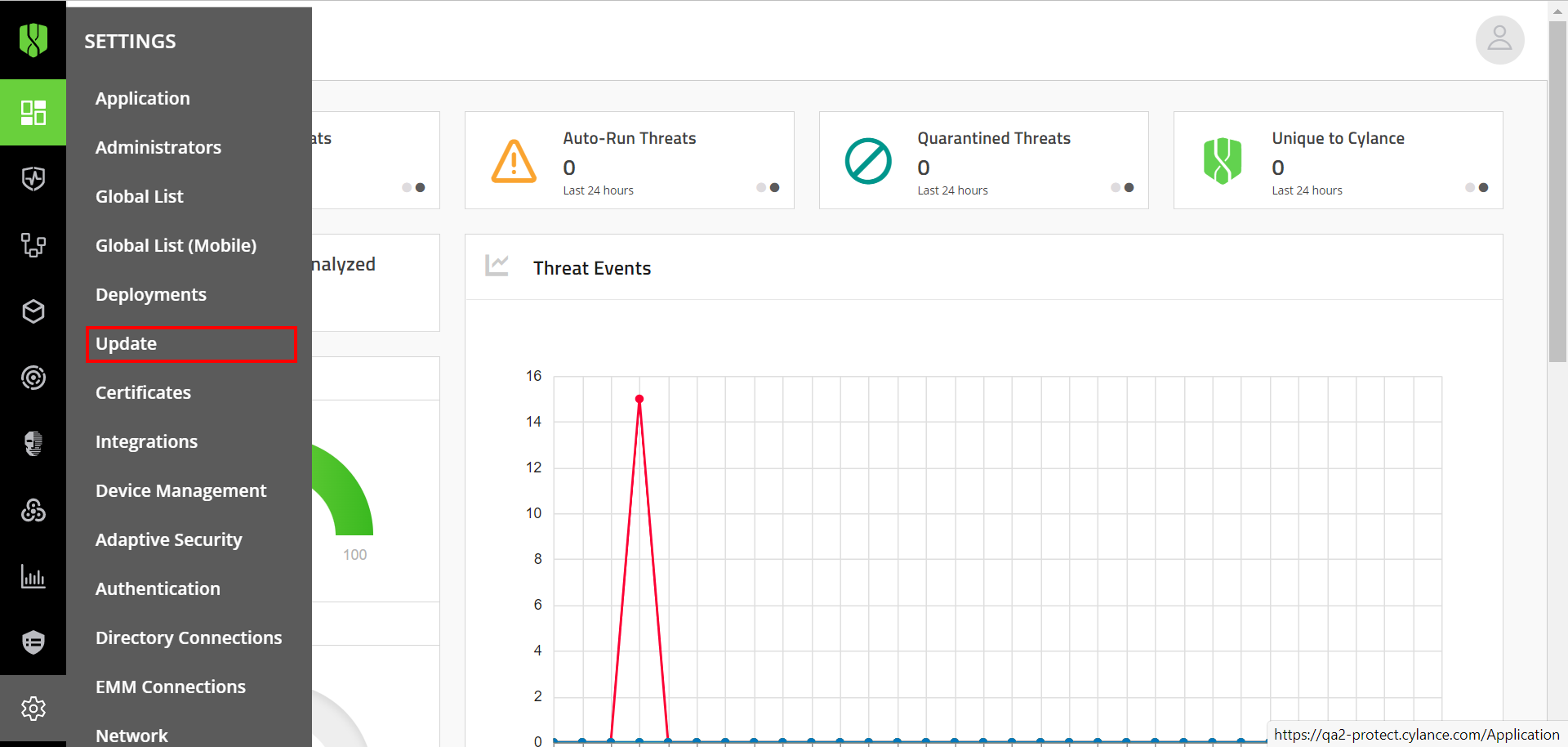 Manage updates for the Protect Desktop, Optics, and Persona Desktop agents